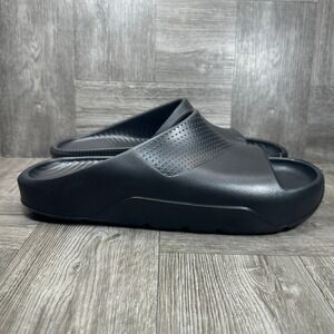 Jordan Post Slide Women Size 7 Black Athletic Foam Comfort NEW FZ6511-001